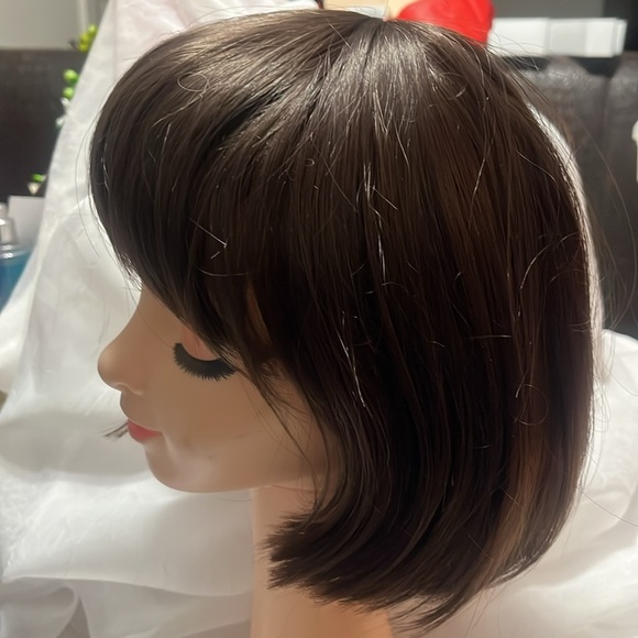 Lydell Bob Wig with Straight Bangs Color #6 Women - Picture 9 of 9